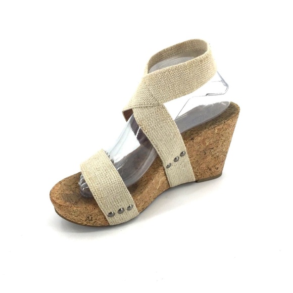 Lucky Brand Shoes - Lucky Brand Marinah Strappy Sandal Wedge Sz 9.5